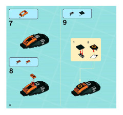 LEGO 8970 instructions page 38 – build guide