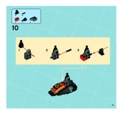 LEGO 8970 instructions page 39 – build guide