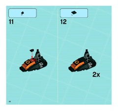 LEGO 8970 instructions page 40 – build guide