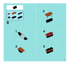 LEGO 8970 instructions page 47 – build guide