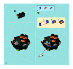 LEGO 8970 instructions page 48 – build guide