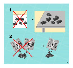 LEGO 8970 instructions page 5 – build guide