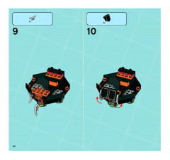 LEGO 8970 instructions page 50 – build guide