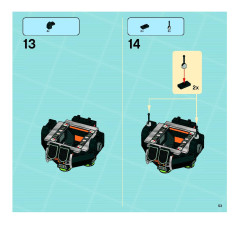 LEGO 8970 instructions page 53 – build guide