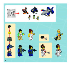 LEGO 8970 instructions page 6 – build guide