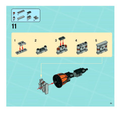 LEGO 8970 instructions page 61 – build guide