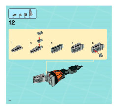LEGO 8970 instructions page 62 – build guide
