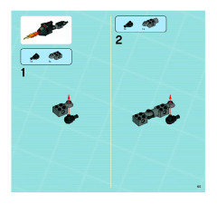 LEGO 8970 instructions page 65 – build guide