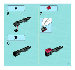 LEGO 8970 instructions page 67 – build guide