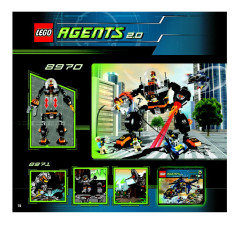 LEGO 8970 instructions page 74 – build guide