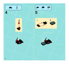 LEGO 8970 instructions page 8 – build guide