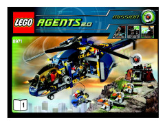 LEGO 8971 instructions page 1 – build guide