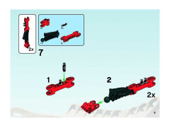 LEGO 8978 instructions page 9 – build guide