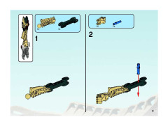 LEGO 8983 instructions page 9 – build guide