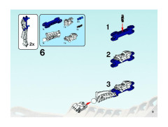 LEGO 8988 instructions page 9 – build guide
