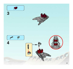 LEGO 8990 instructions page 23 – build guide