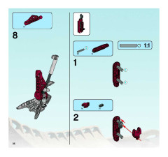 LEGO 8990 instructions page 36 – build guide