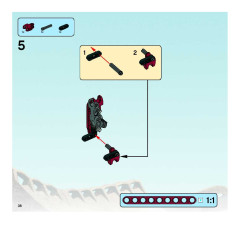 LEGO 8990 instructions page 38 – build guide