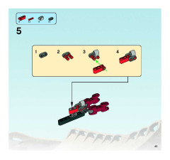 LEGO 8990 instructions page 45 – build guide
