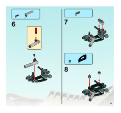 LEGO 8991 instructions page 21 – build guide