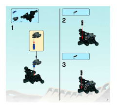 LEGO 8991 instructions page 3 – build guide