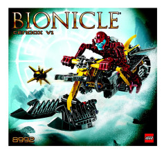LEGO 8992 instructions page 1 – build guide