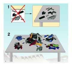 LEGO 8992 instructions page 2 – build guide