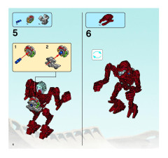 LEGO 8992 instructions page 6 – build guide