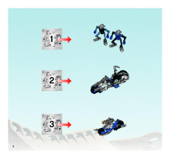 LEGO 8993 instructions page 2 – build guide