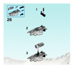 LEGO 8993 instructions page 43 – build guide