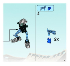 LEGO 8993 instructions page 9 – build guide