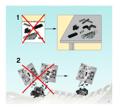 LEGO 8994 instructions page 3 – build guide