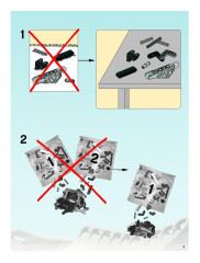 LEGO 8995 instructions page 3 – build guide