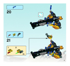 LEGO 8998 instructions page 13 – build guide