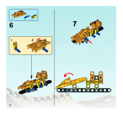 LEGO 8998 instructions page 22 – build guide