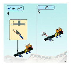 LEGO 8998 instructions page 43 – build guide
