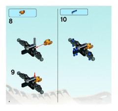 LEGO 8998 instructions page 6 – build guide