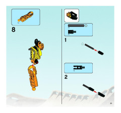 LEGO 8998 instructions page 21 – build guide