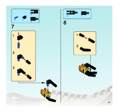 LEGO 8998 instructions page 23 – build guide