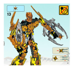 LEGO 8998 instructions page 43 – build guide