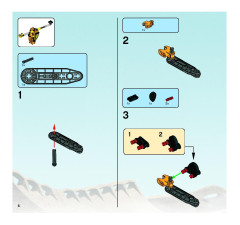 LEGO 8998 instructions page 6 – build guide