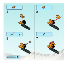 LEGO 8998 instructions page 7 – build guide