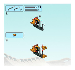 LEGO 8998 instructions page 8 – build guide