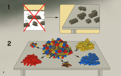 LEGO 9092 instructions page 2 – build guide