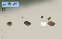 LEGO 9092 instructions page 20 – build guide