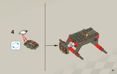 LEGO 9092 instructions page 21 – build guide