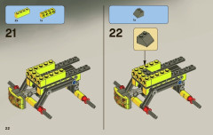 LEGO 9093 instructions page 22 – build guide