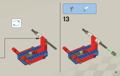 LEGO 9094 instructions page 13 – build guide
