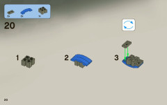 LEGO 9094 instructions page 20 – build guide