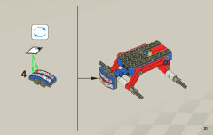 LEGO 9094 instructions page 21 – build guide